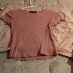 Cute light pink top